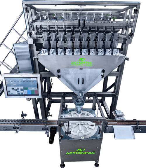 The only automated machine to mix at least one large bud with small buds In each jar, guaranteed.